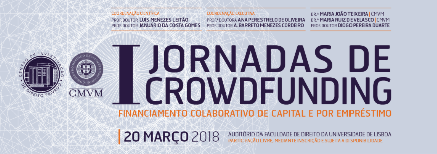 CMVM e Faculdade de Direito de Lisboa debatem futuro do crowdfunding