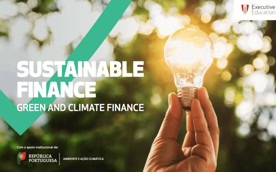 LANÇAMENTO DE CURSO SUSTAINABLE FINANCE