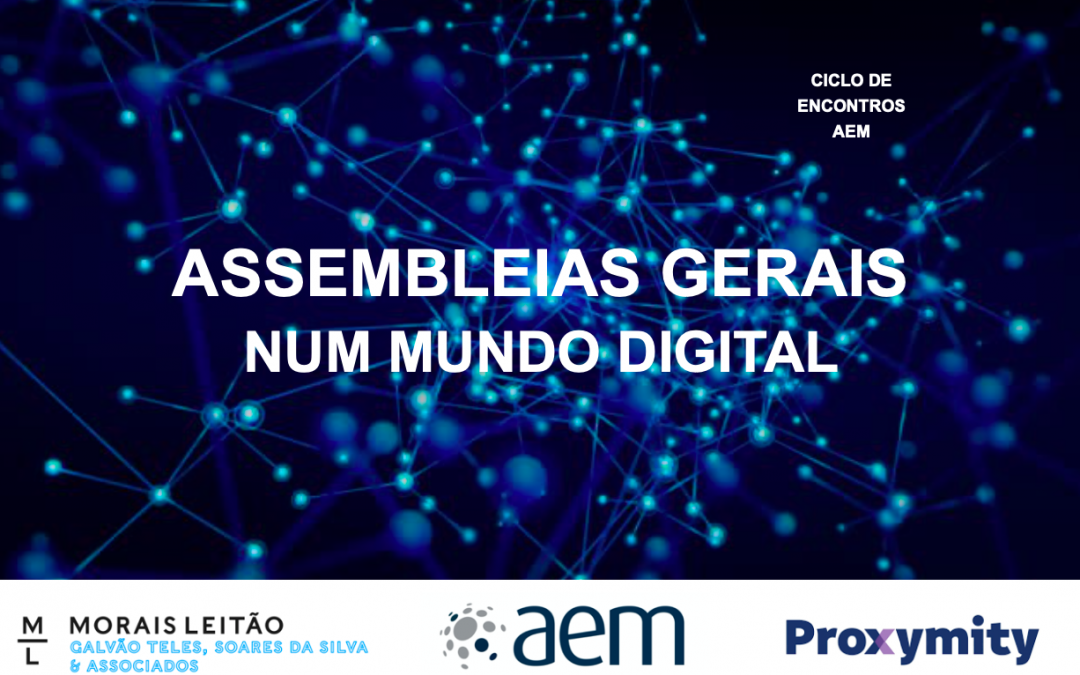 ENCONTROS AEM |  ASSEMBLEIAS GERAIS NUM MUNDO DIGITAL