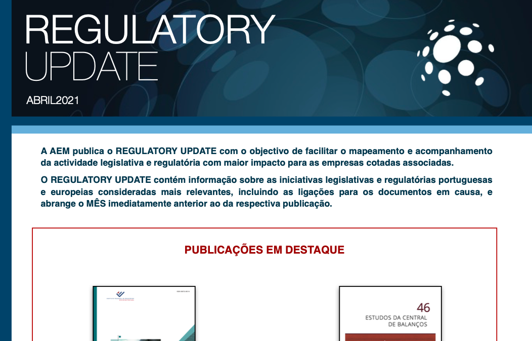 AEM – REGULATORY UPDATE de ABRIL de 2021
