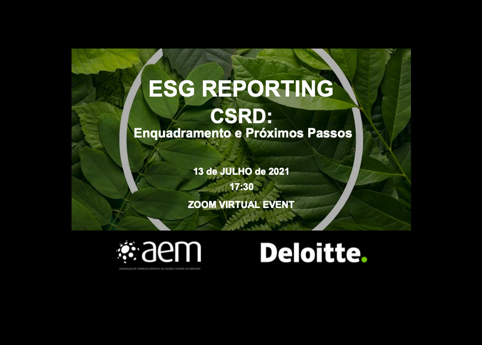 ENCONTROS AEM | ESG REPORTING – CSRD: Enquadramento e Próximos Passos